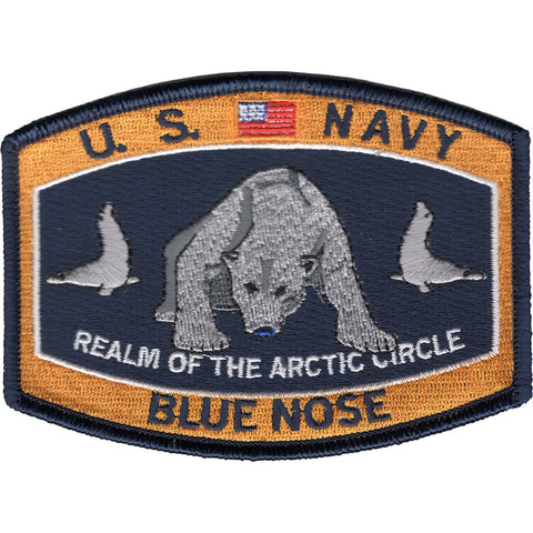 Blue Nose Polar Bear Navy Ratings MOS Hat Patch