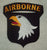 ARMY 101st AIRBORNE SCREAMING EAGLES LARGE BACK PATCH
