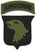 101st AIRBORNE DIVISION ARMY MILITARY PATCH & TAB OD GREEN