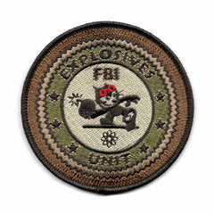 Felix with Bomb - FBI Explosives Unit Bomb Detective Patch