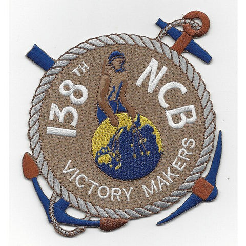 138th Naval Mobile Construction Battalion NMCB Patch VICTORY MAKERS