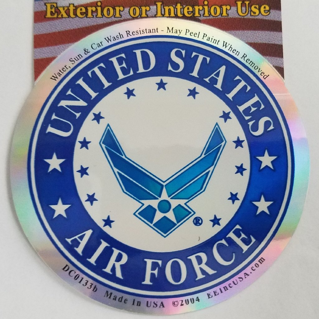 Usaf Sticker UNITED STATES AIR FORCE LOGO STICKER | USMILITARYPATCH.COM