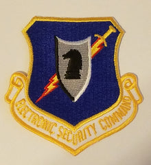 ELECTRONIC SECURITY COMMAND AIR FORCE MILITARY PATCH