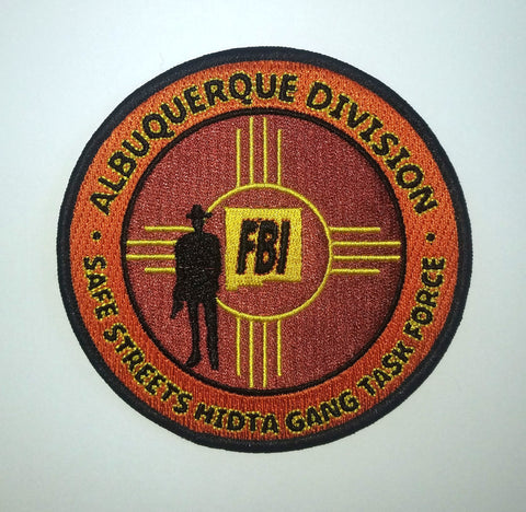 Gang Task Force Safe Streets FBI Albuquerque Division Collectors Patch