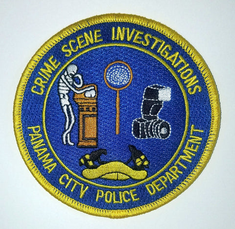 Crime Scene Investigations Panama City POLICE Collectors Patch