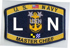 United States Navy Deck Rating Master Chief Legalman Military Patch LNCM