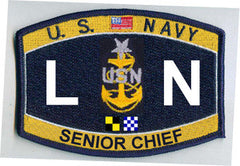 Senior Chief Legalman Rating Navy Military Patch LNCS