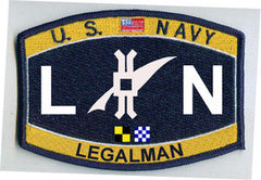 United States Navy Deck Rating Legalman Military Patch LN