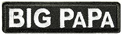 BIG PAPA Name Tag TAB PATCH