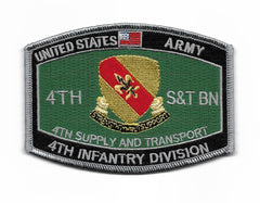 4th INFANTRY DIVISION ARMY PATCH 4th SUPPLY AND TRANSPORT