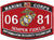 0681 INFORMATION SECURITY TECHNICIAN USMC MOS MILITARY PATCH SEMPER FIDELIS