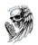 Angel Death Skull Sticker