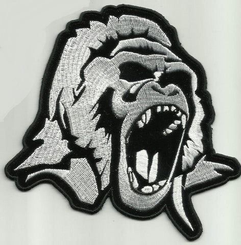 ANGRY GORILLA HEAD BIKER PATCH