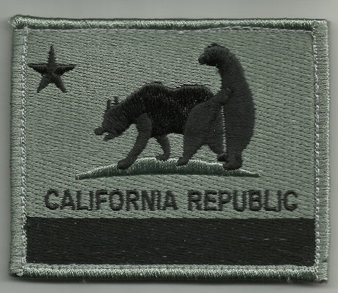 CALIFORNIA REPUBLIC "BAD BEARS" HOOK BACKING PATCH - SWAT