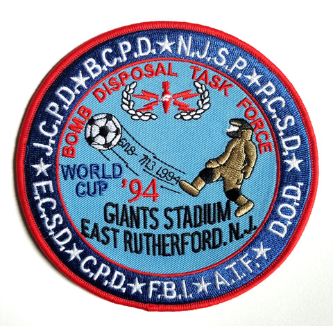 Bomb Disposal Task Force Giants Stadium E. Rutherford NJ FBI DOD ATF Collectors Patch