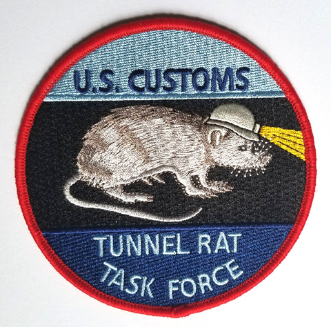 US Customs Border Patrol Tunnel Rat Collectors Patch