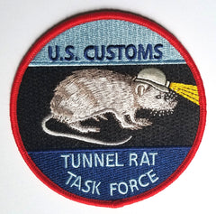 US Customs Border Patrol Tunnel Rat Collectors Patch