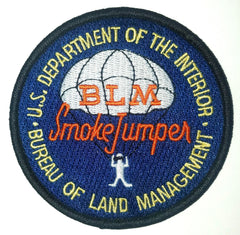 Bureau of Land Management BLM Smoke Jumper Firefighter Patch