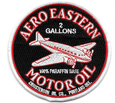 Aero Eastern Motor Oil Vintage Style Patch