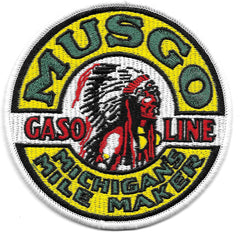 MUSGO Gasoline Mile Maker Indian Patch