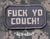 F&@! Yo Couch! Hook Backing Patch - ACU Light