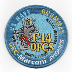 Tomcat GRUMMAN GEC-Marconi Avionics Digital Flight F-14  Navy Patch