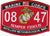 0847 ARTILLERY METEOROLOGICAL MAN USMC MOS MILITARY PATCH