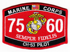 7560 USMC "CH-53 PILOT" MOS MILITARY PATCH