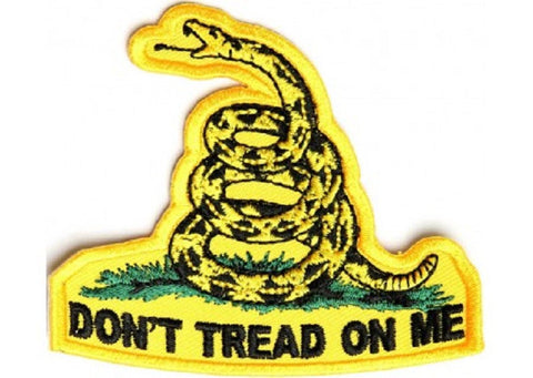 DON'T TREAD ON ME BIKER MILITARY BACK PATCH