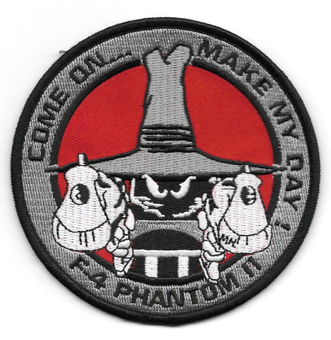 F-4 Phantom II Come On... Make My Day! Military Patch