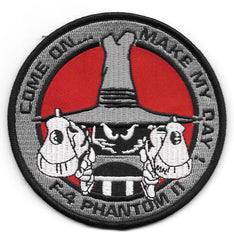 F-4 Phantom II Come On... Make My Day! Military Patch