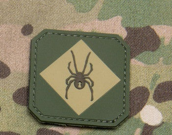 Tactical Spider Hook Backing PVC Rubber Patch - Multicam