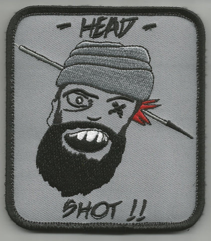 HEAD SHOT!! HOOK Backing PATCH - SWAT