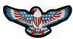 AMERICAN FLAG DECORATED EAGLE BACK PATCH