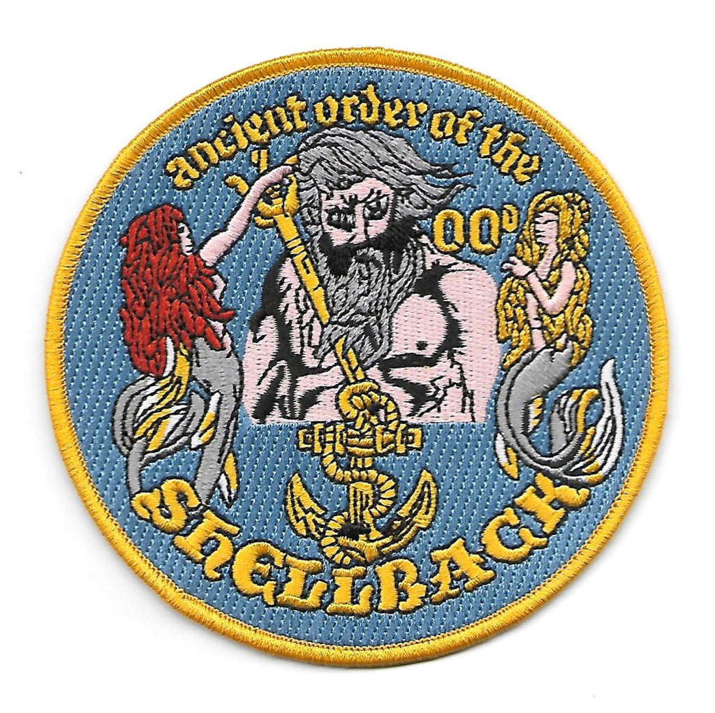 Usmc Shellback NAVY Crossing of the Equator Shellback Military Patch ANCIENT ORDER OF ...
