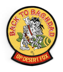 TOMCAT Operation Desert Fox F-14 Back To Baghdad Patch