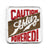 CAUTION Schlitz POWERED! Rockabilly Biker Vintage 70s patch