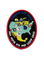 Operation Blue Baron DEA HIDTA ICE PSP LCDTF USAO Collectors Patch