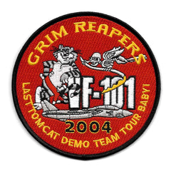 VF-101 US Navy Fighter Squadron GRIM REAPERS Last Tomcat Demo Team Tour Baby ! Military Patch