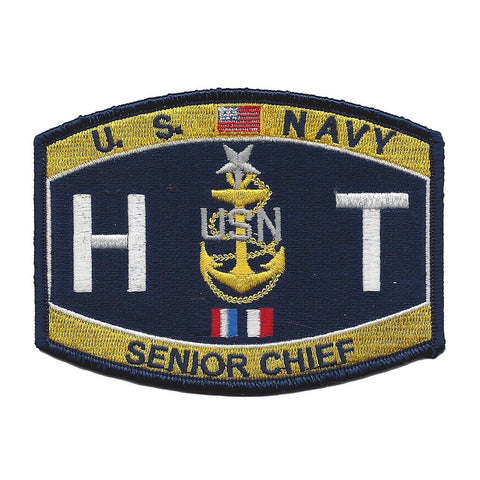 Senior Chief Hull Technician Rating Navy Military Patch HTCS