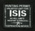 ISIS Hunting Permit Patch - Black
