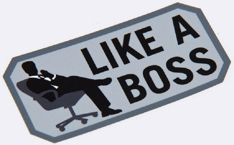 LIKE A BOSS DECAL STICKER