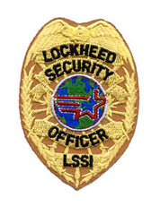 LOCKHEED SECURITY OFFICER LSSI BADGE NASA MILITARY PATCH