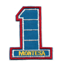 Montesa Number 1 Motorcycle Vintage Patch