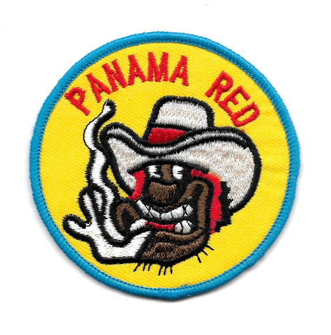 Panama Red Vintage Style Patch
