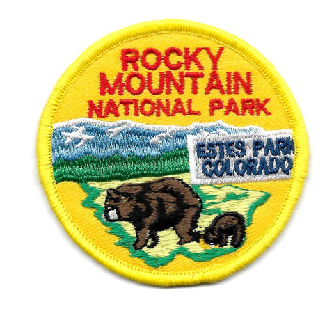 Rocky Mountain National Park Collectors Travel Patch