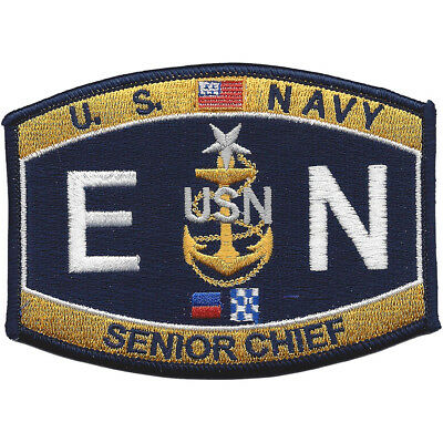 Senior Chief Engineman Rating Navy Military Patch ENCS