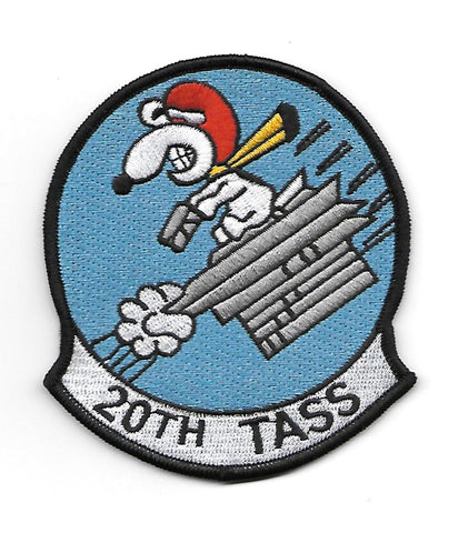 20th Tactical Air Support Squadron 20th TASS Military Patch - Snoopy