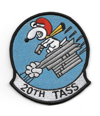20th Tactical Air Support Squadron 20th TASS Military Patch - Snoopy