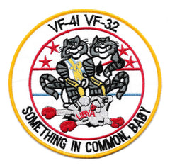 VF-41  VF-32 TOMCAT Something In Common, Baby LIBYA Navy Military Patch